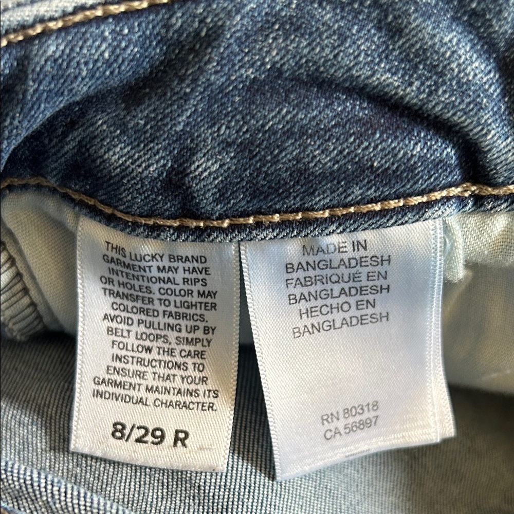 Lucky Brand Los Angeles Blue Skinny Jeans - Size 8/29 regular - Picture 8 of 8